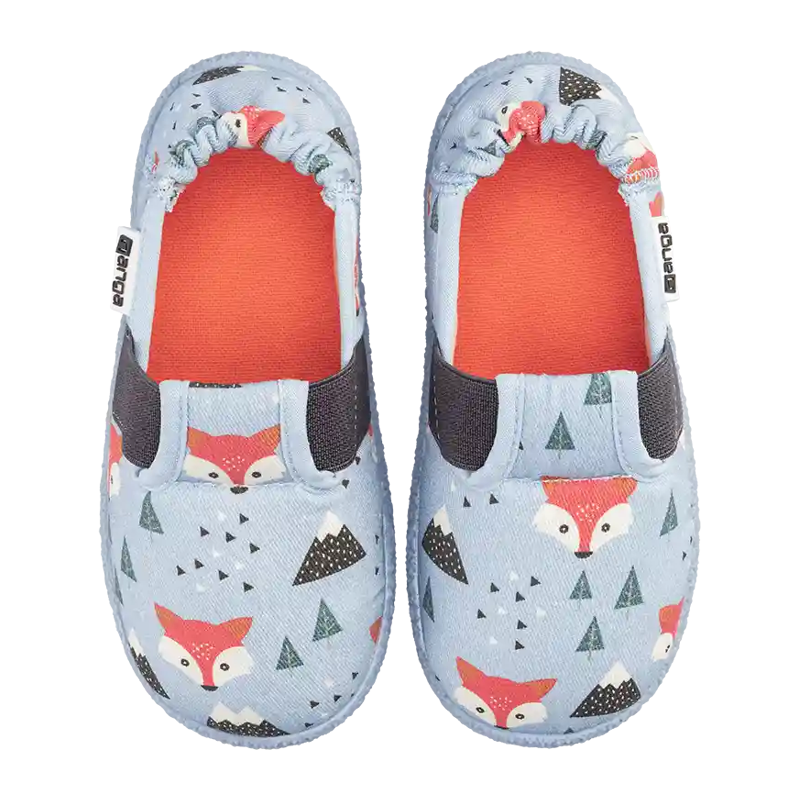 Hausschuh nanga hellblau