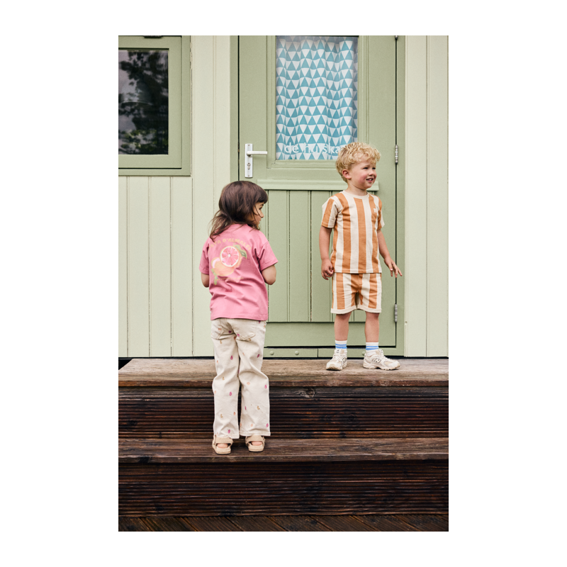 Short Daily Seven gestreift