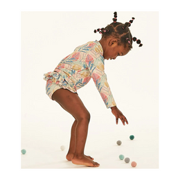 Badeshirt Sense Organics gemustert