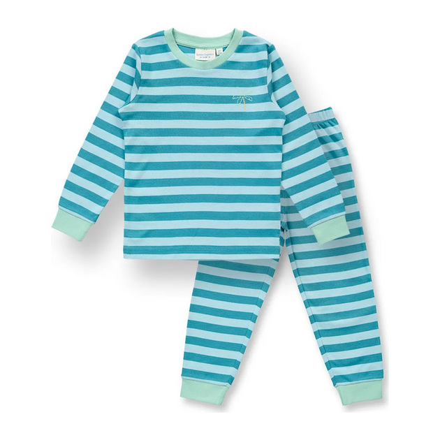 Schlafanzug Sense Organics blau