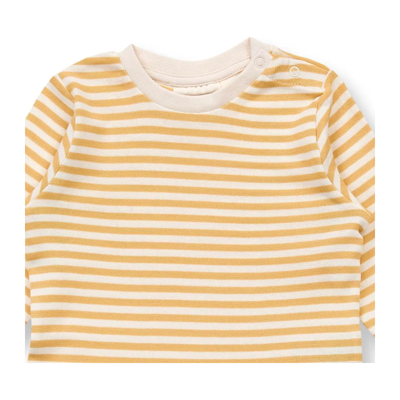 Strampler Sense Organics gestreift