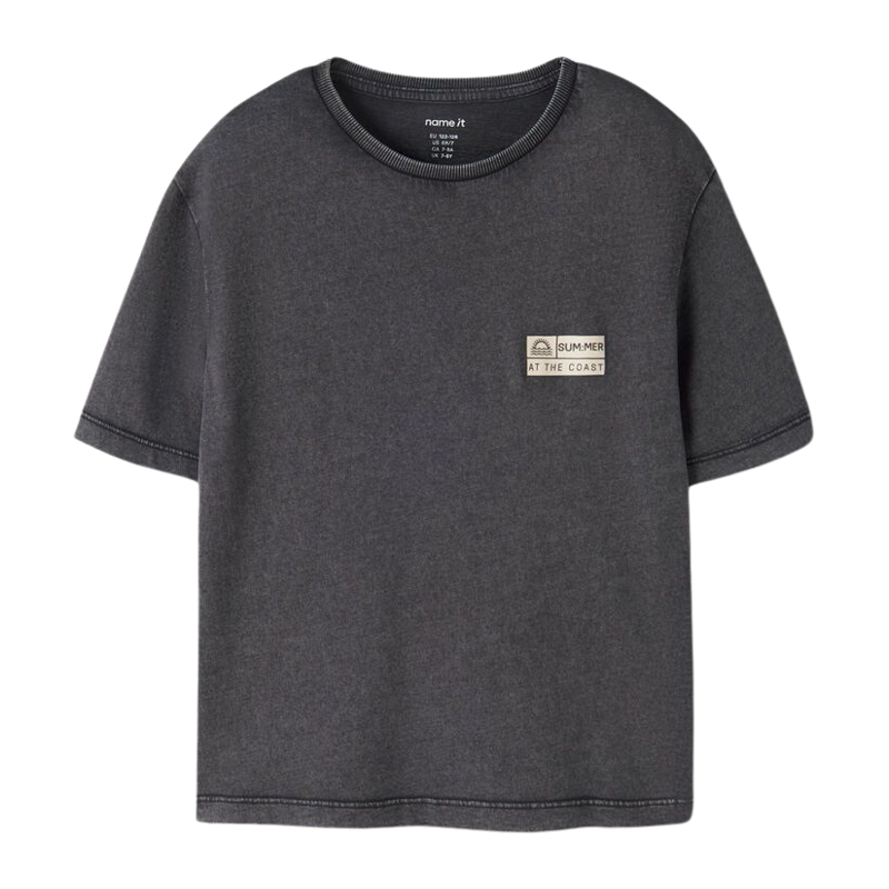 T-Shirt name it dunkelgrau