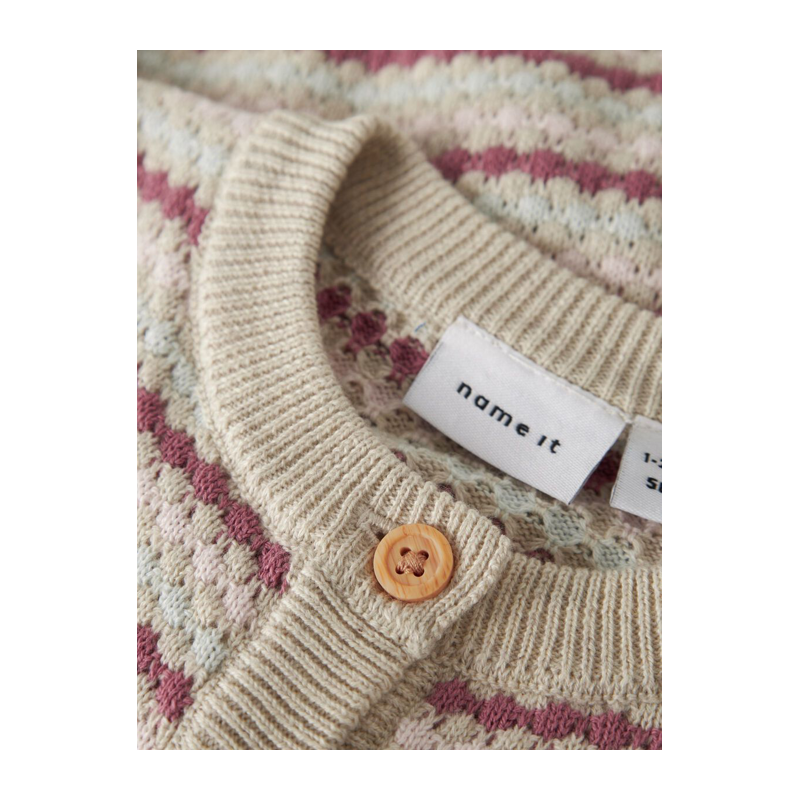 Baby Strickjacke name it gestreift