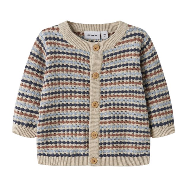 Baby Strickjacke name it gestreift