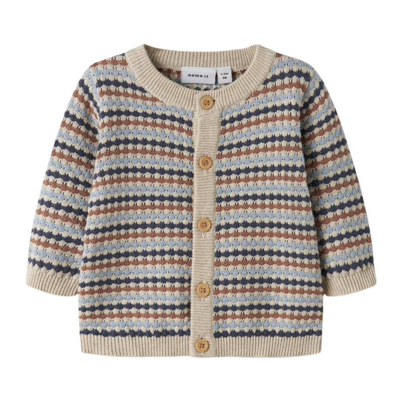 Baby Strickjacke name it gestreift