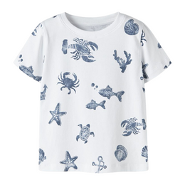 T-Shirt name it weiß