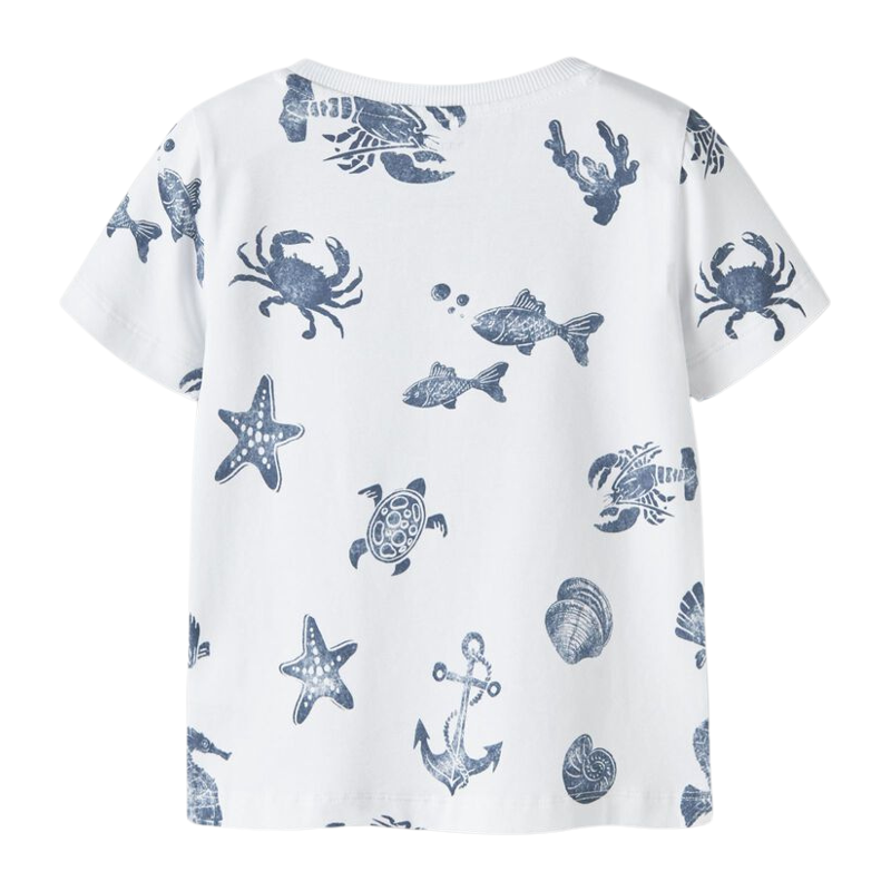 T-Shirt name it weiß