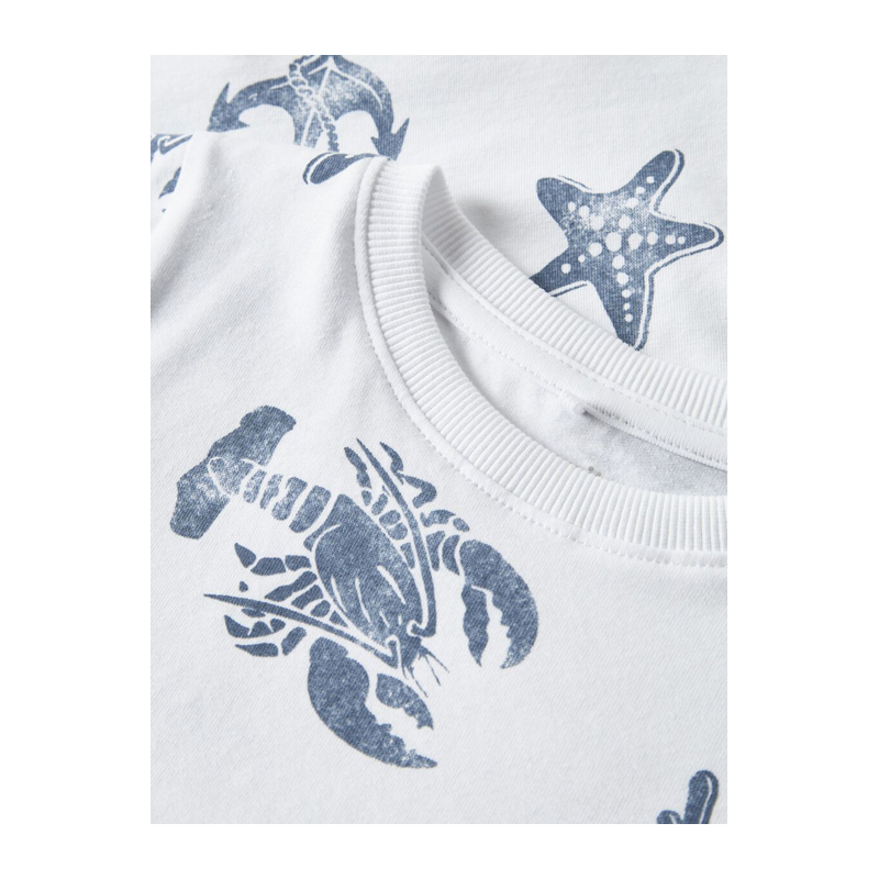 T-Shirt name it weiß