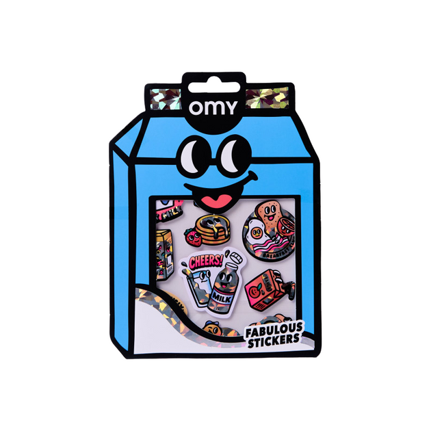 Sticker OMY hellblau