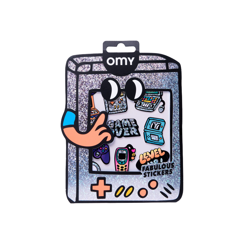 Sticker OMY blau