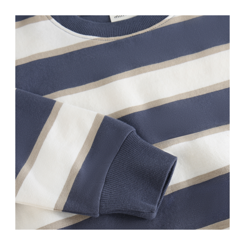 Sweatshirt Minymo gestreift