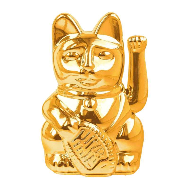 Winkekatze donkey products gold