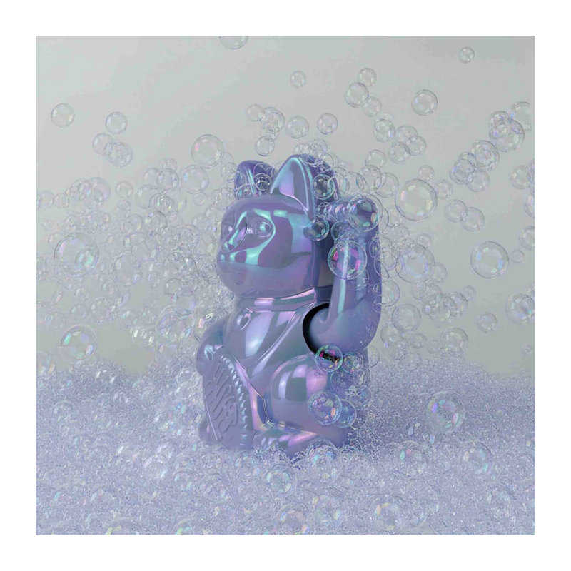 Winkekatze donkey products hellblau