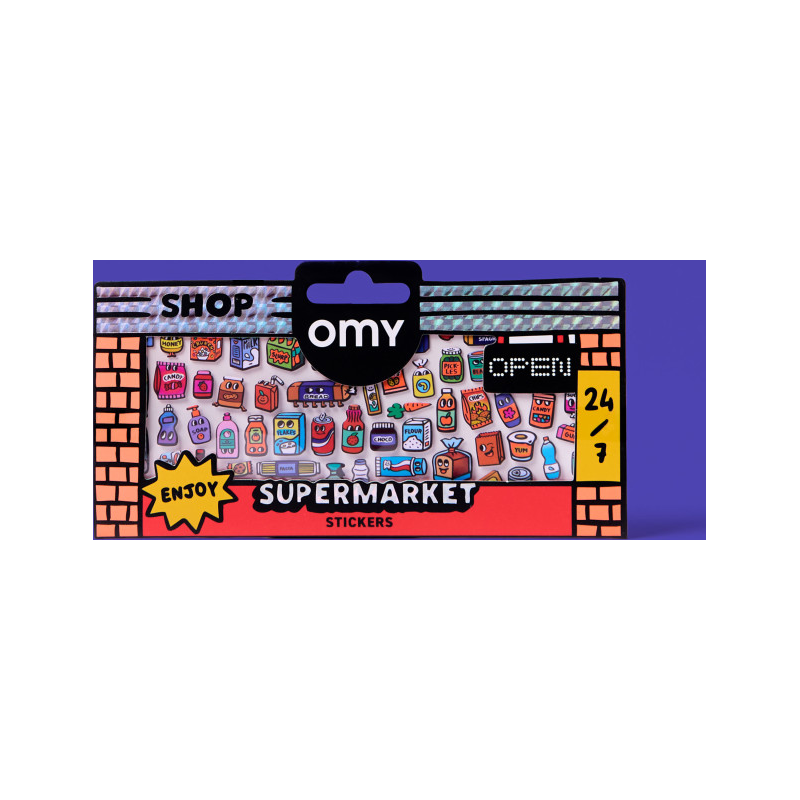 Sticker OMY bunt