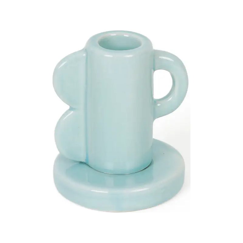 Kerzenhalter Helio Ferretti hellblau
