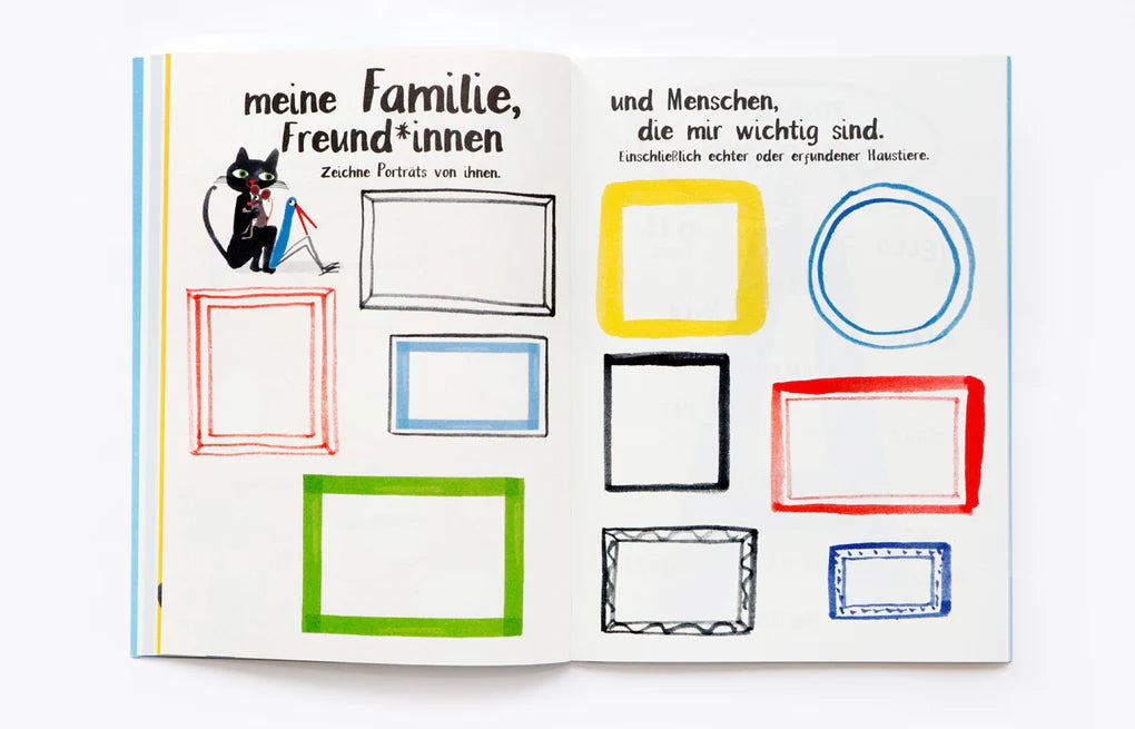 Ausmalbuch Laurence King Verlag hellblau