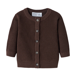 Baby Strickjacke name it braun