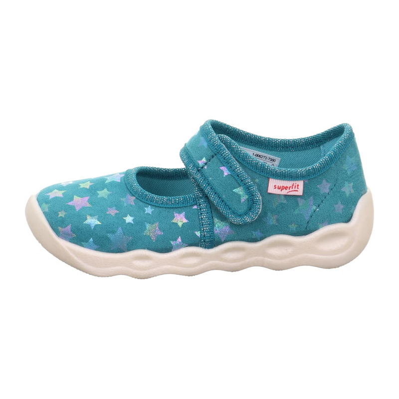 Hausschuh Superfit petrol