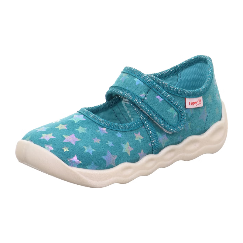 Hausschuh Superfit petrol