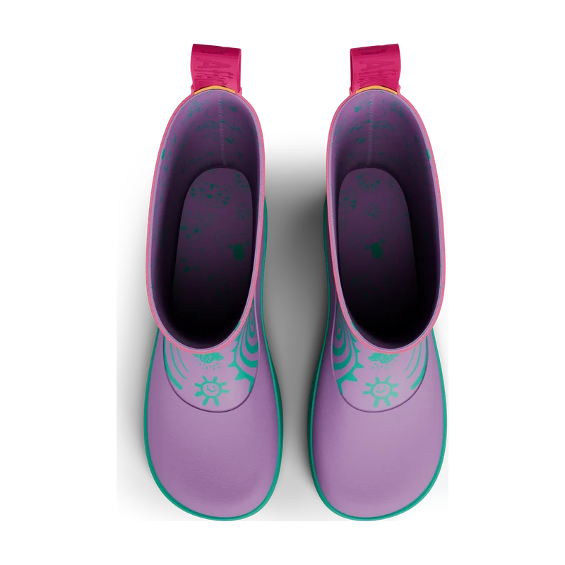 Gummistiefel Affenzahn lila