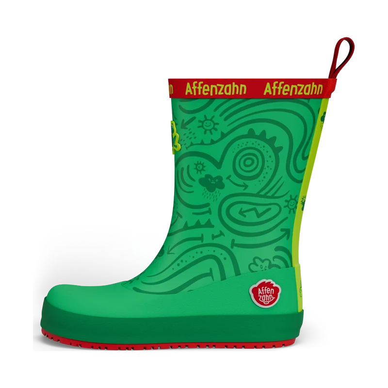 Gummistiefel Affenzahn grün