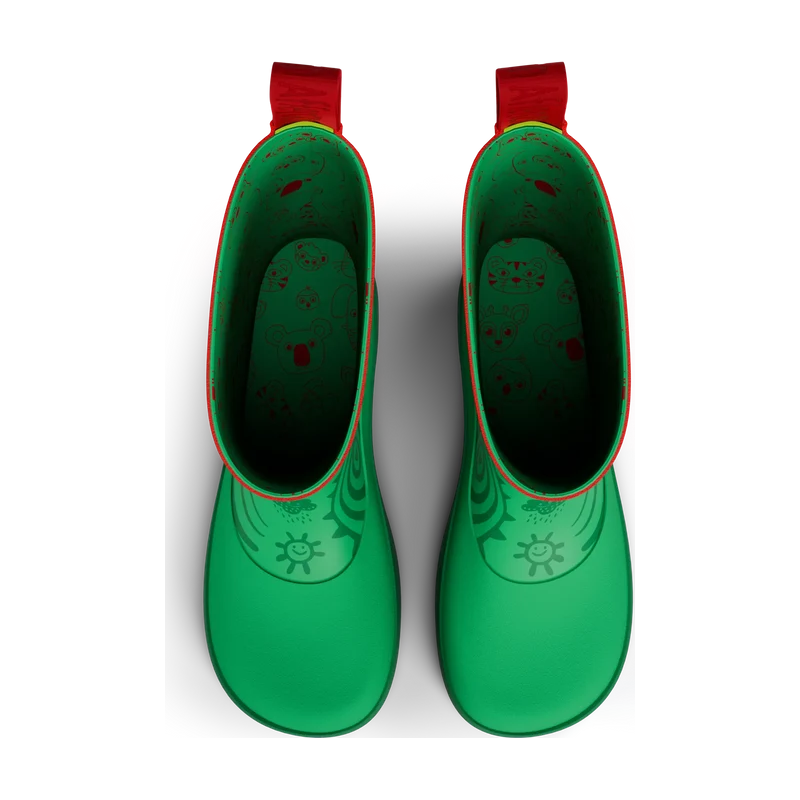 Gummistiefel Affenzahn grün