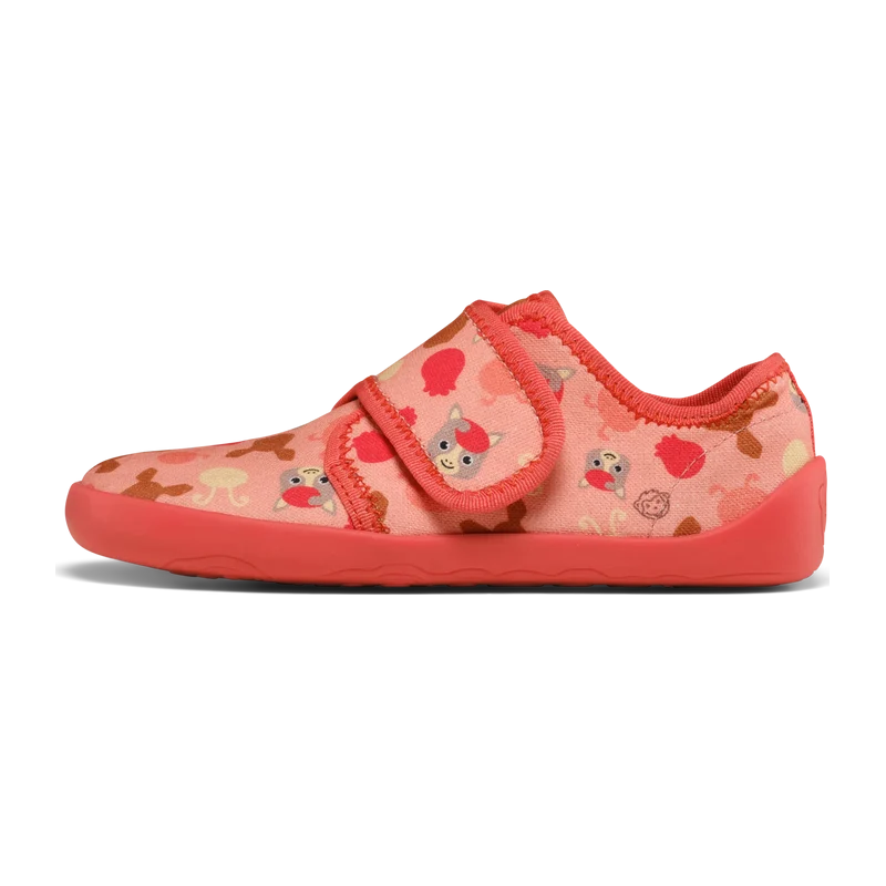 Hausschuh Affenzahn coral