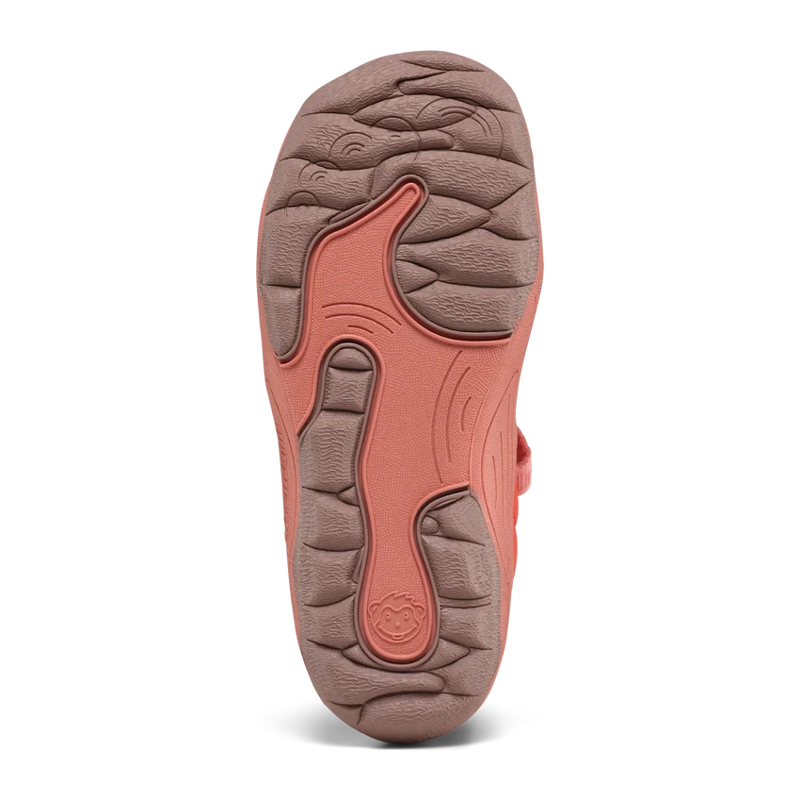 Barfuß-Halbschuh Affenzahn coral