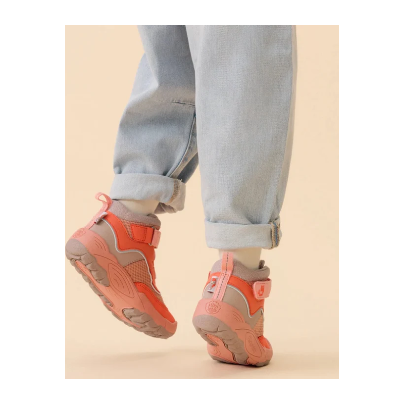 Barfuß-Halbschuh Affenzahn coral