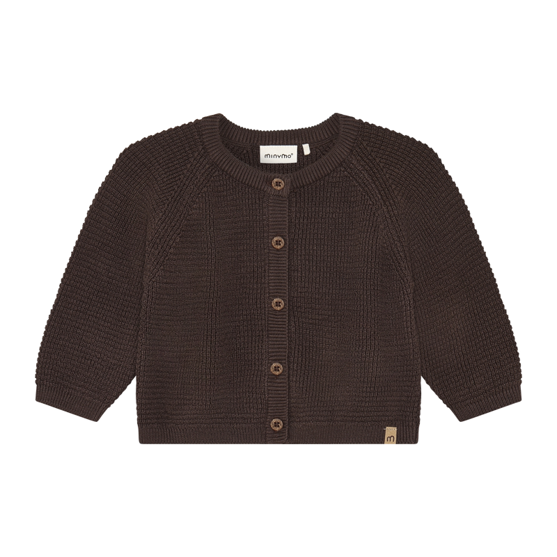 Baby Strickjacke Minymo braun