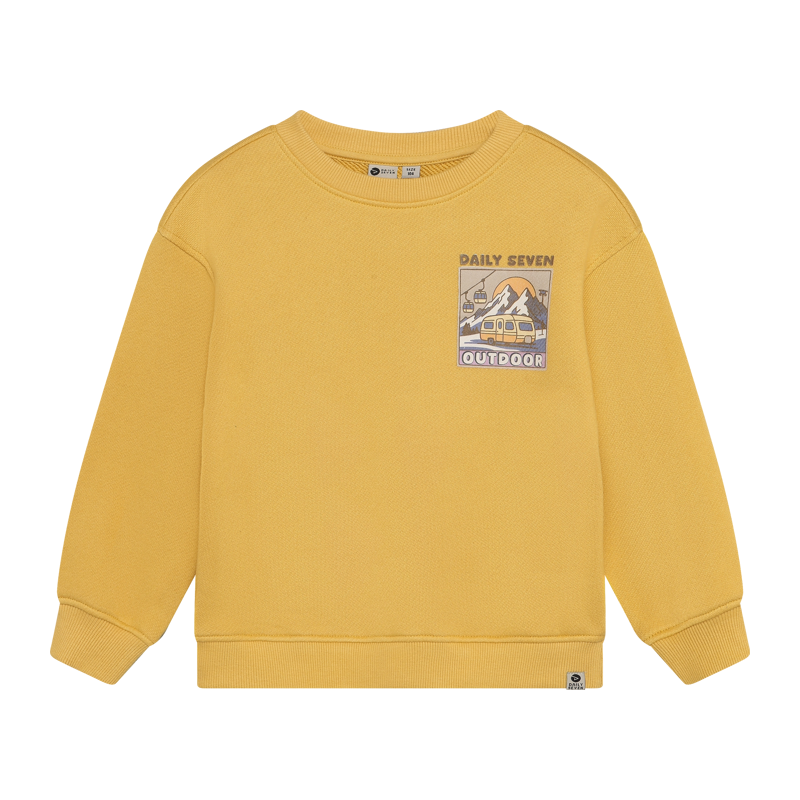 Sweatshirt Daily Seven gelb