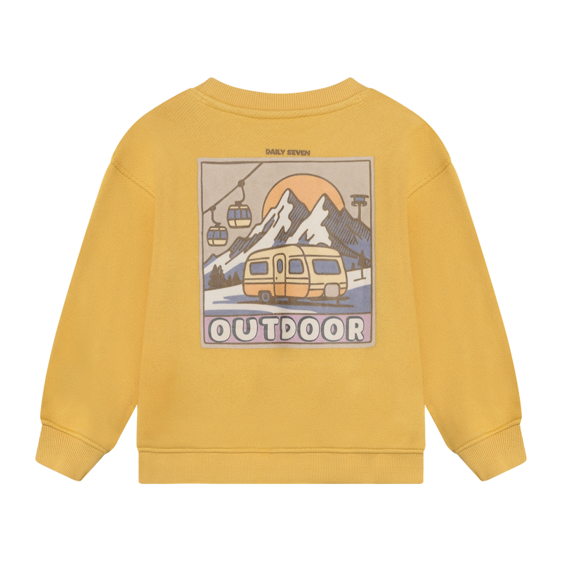 Sweatshirt Daily Seven gelb