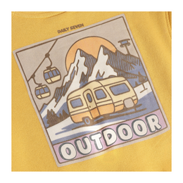 Sweatshirt Daily Seven gelb