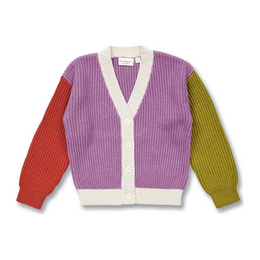 Strickjacke Sense Organics lila