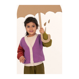 Strickjacke Sense Organics lila