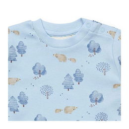 Strampler Sense Organics hellblau