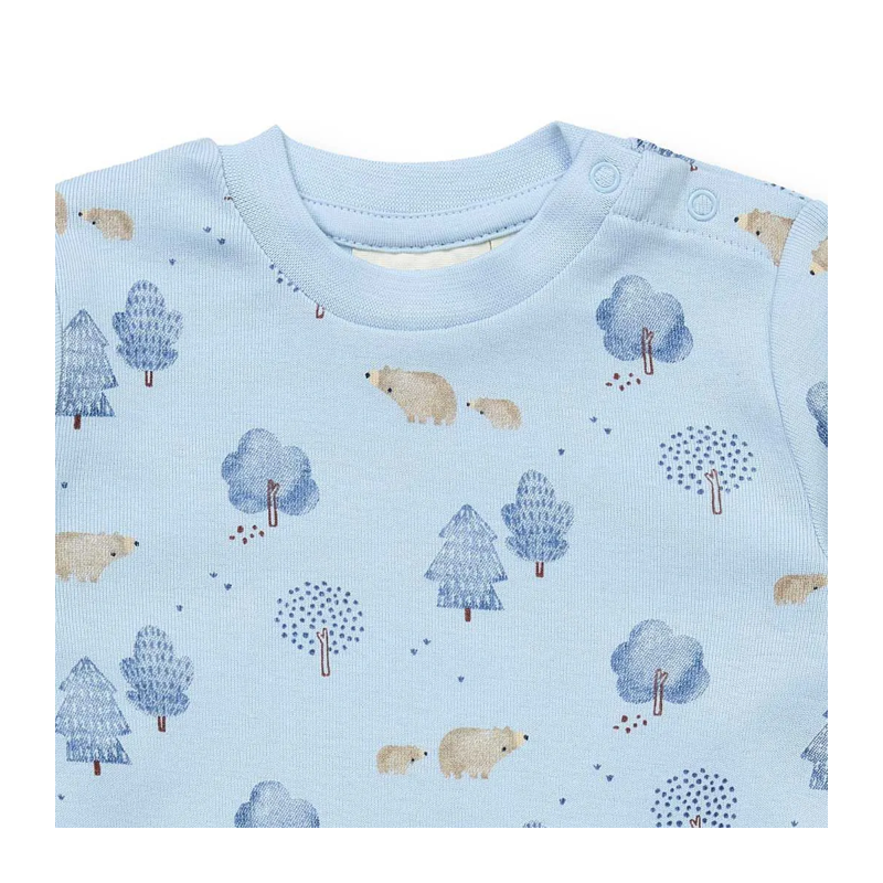 Strampler Sense Organics hellblau