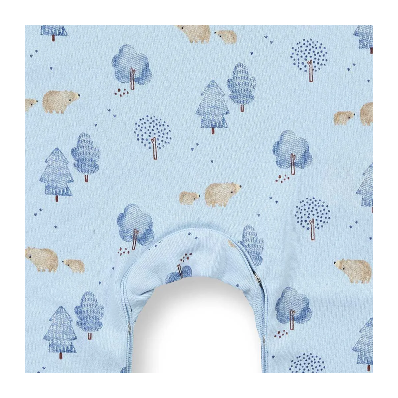 Strampler Sense Organics hellblau