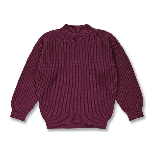 Pullover Sense Organics bordeaux