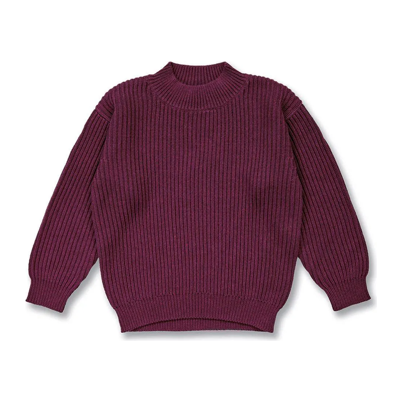 Pullover Sense Organics bordeaux