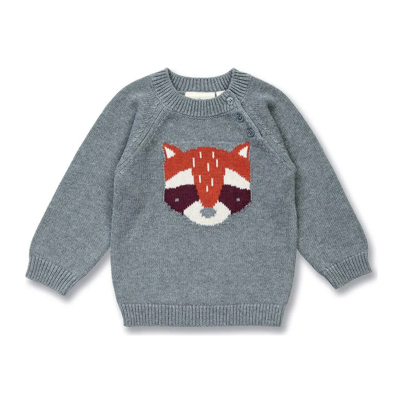 Baby Pullover Sense Organics grau