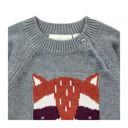 Baby Pullover Sense Organics grau