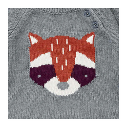 Baby Pullover Sense Organics grau