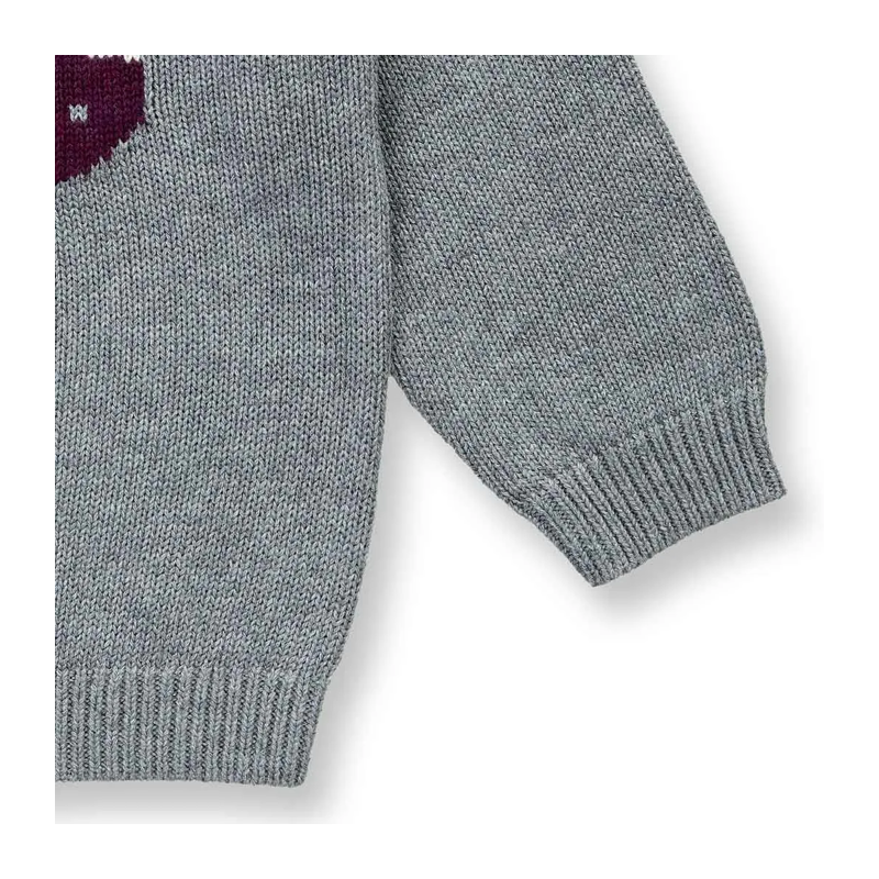 Baby Pullover Sense Organics grau