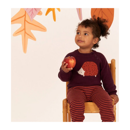 Baby Pullover Sense Organics bordeaux