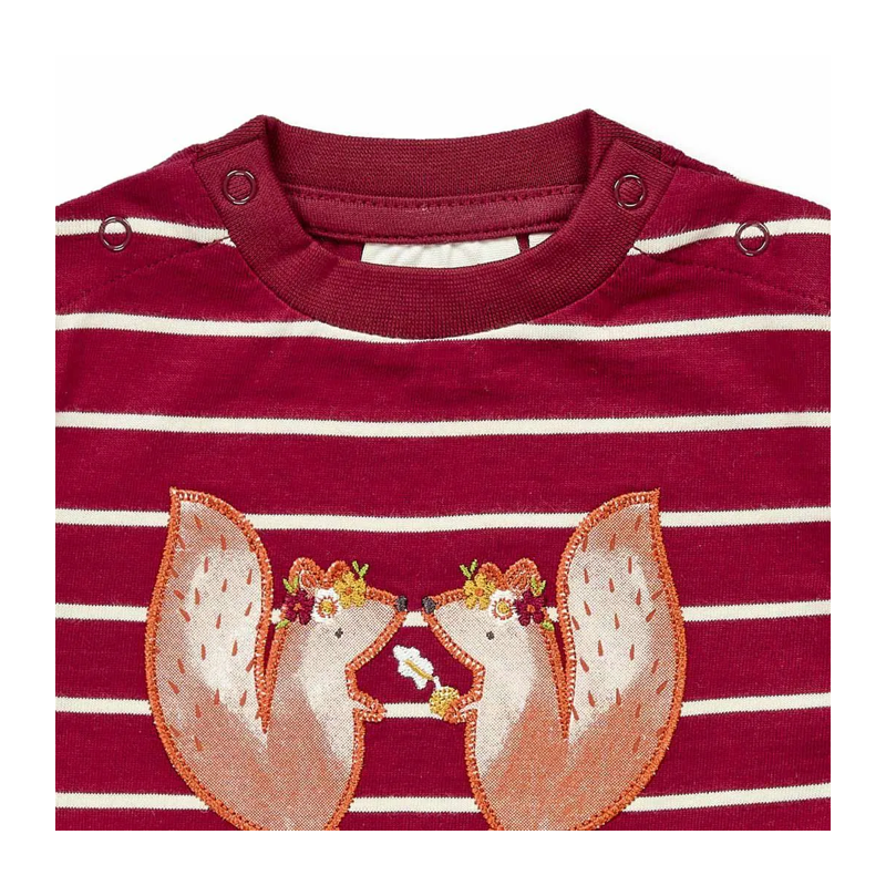 Baby Shirt Sense Organics rot