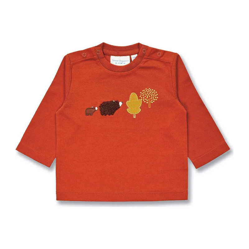 Baby Shirt Sense Organics rot