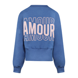 Sweatshirt no way monday blau