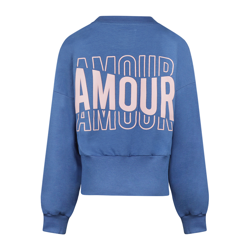 Sweatshirt no way monday blau