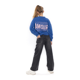 Sweatshirt no way monday blau